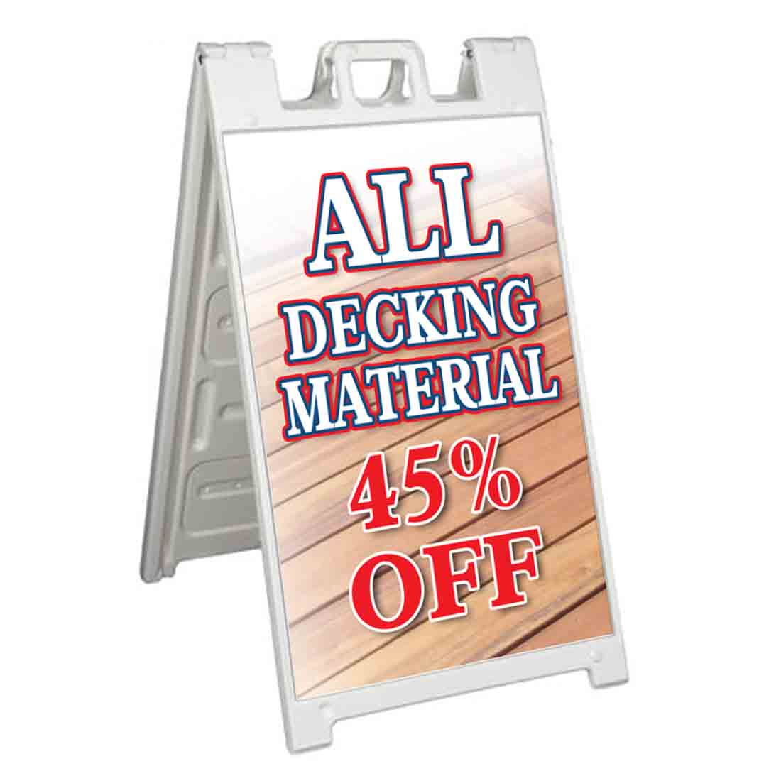 ALL DECKING MATERIAL 45% OFF Signicade 24×36 Aframe Sidewalk Sign Banner Decal