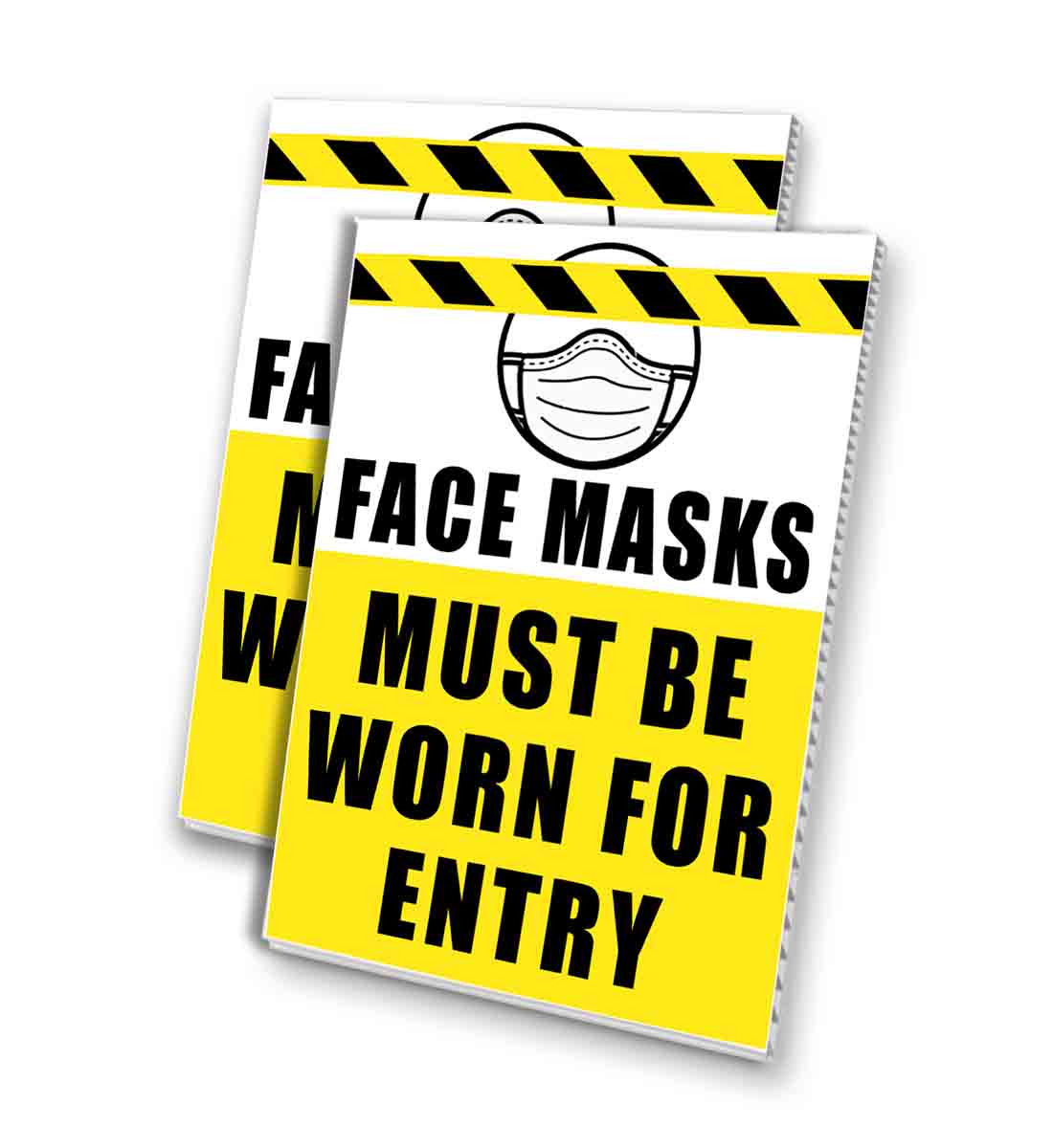 Face Masks Must Be Worn For Entry (24
