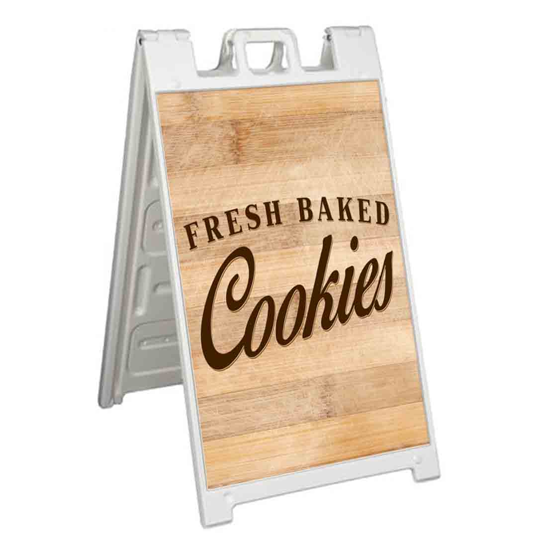 FRESH BAKED COOKIES Signicade 24×36 Aframe Sidewalk Sign Banner Decal SNACKS
