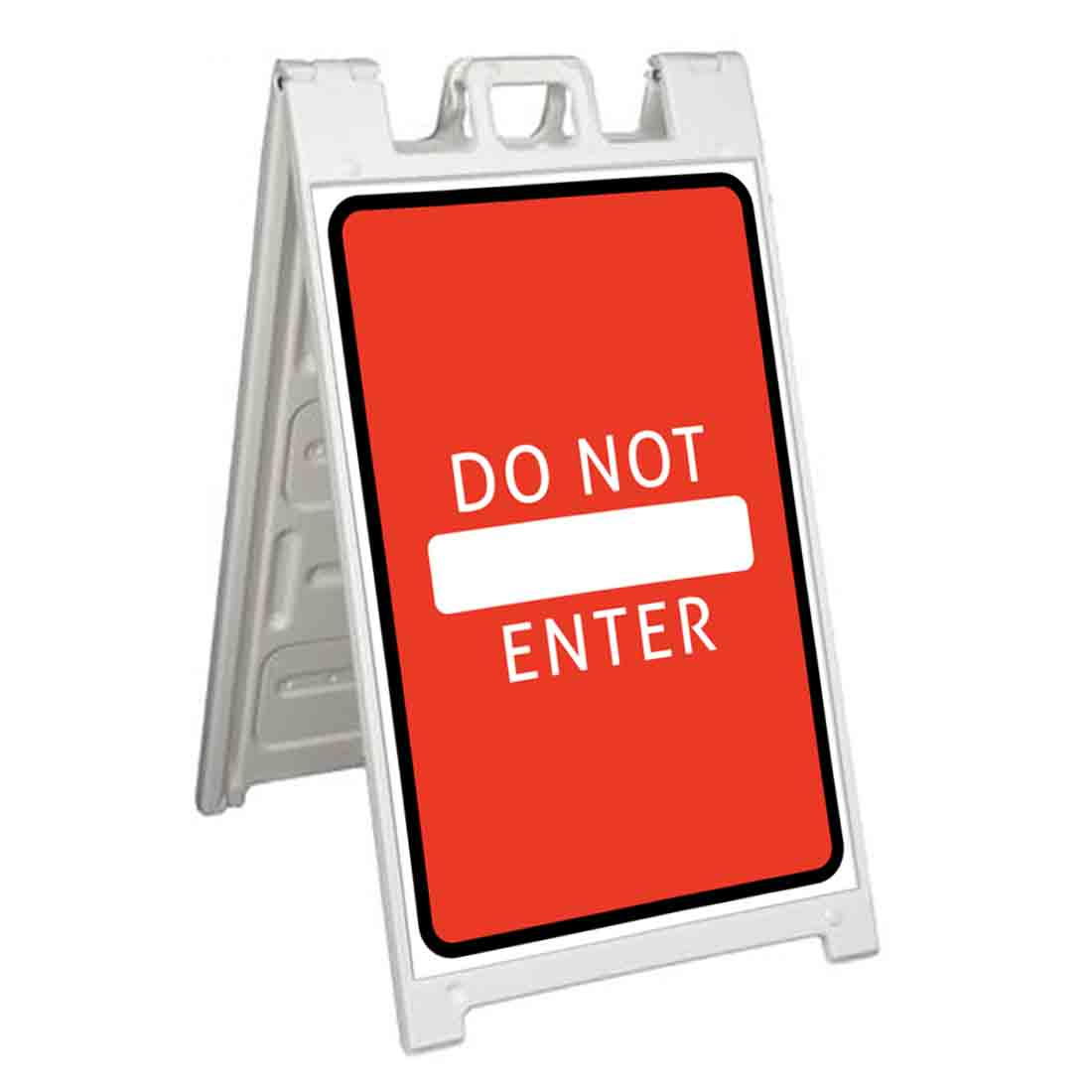 DO NOT ENTER Signicade 24x36 Aframe Sidewalk Sign Banner Decal WARNING - Picture 4 of 9