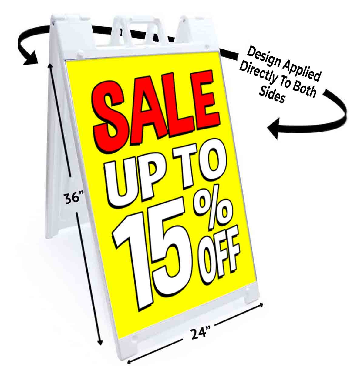 SALE UP TO 15% OFF Signicade 24×36 Aframe Sidewalk Sign Banner Decal DISCOUNT