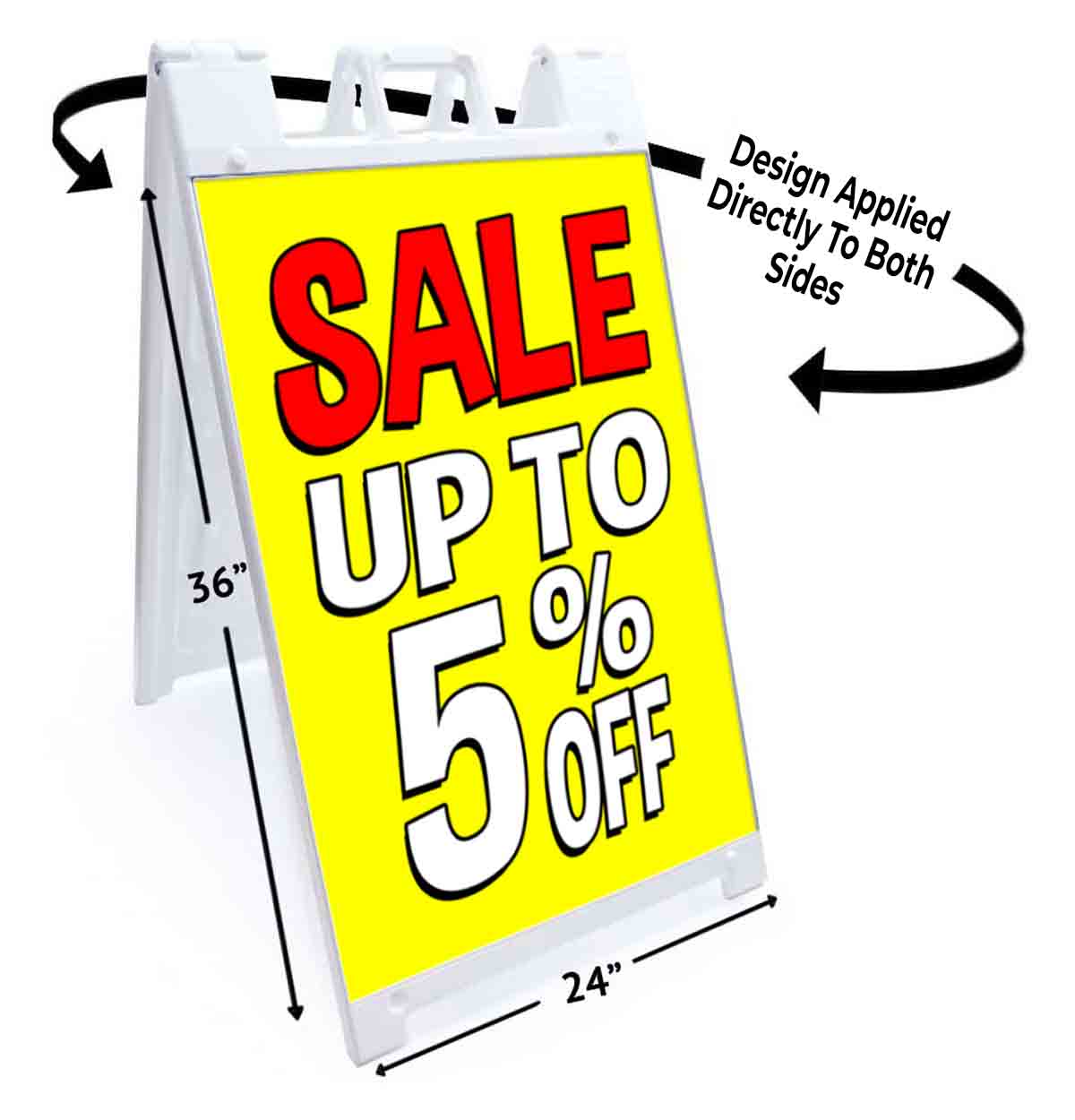 SALE UP TO 5% OFF Signicade 24×36 Aframe Sidewalk Sign Banner Decal DISCOUNT