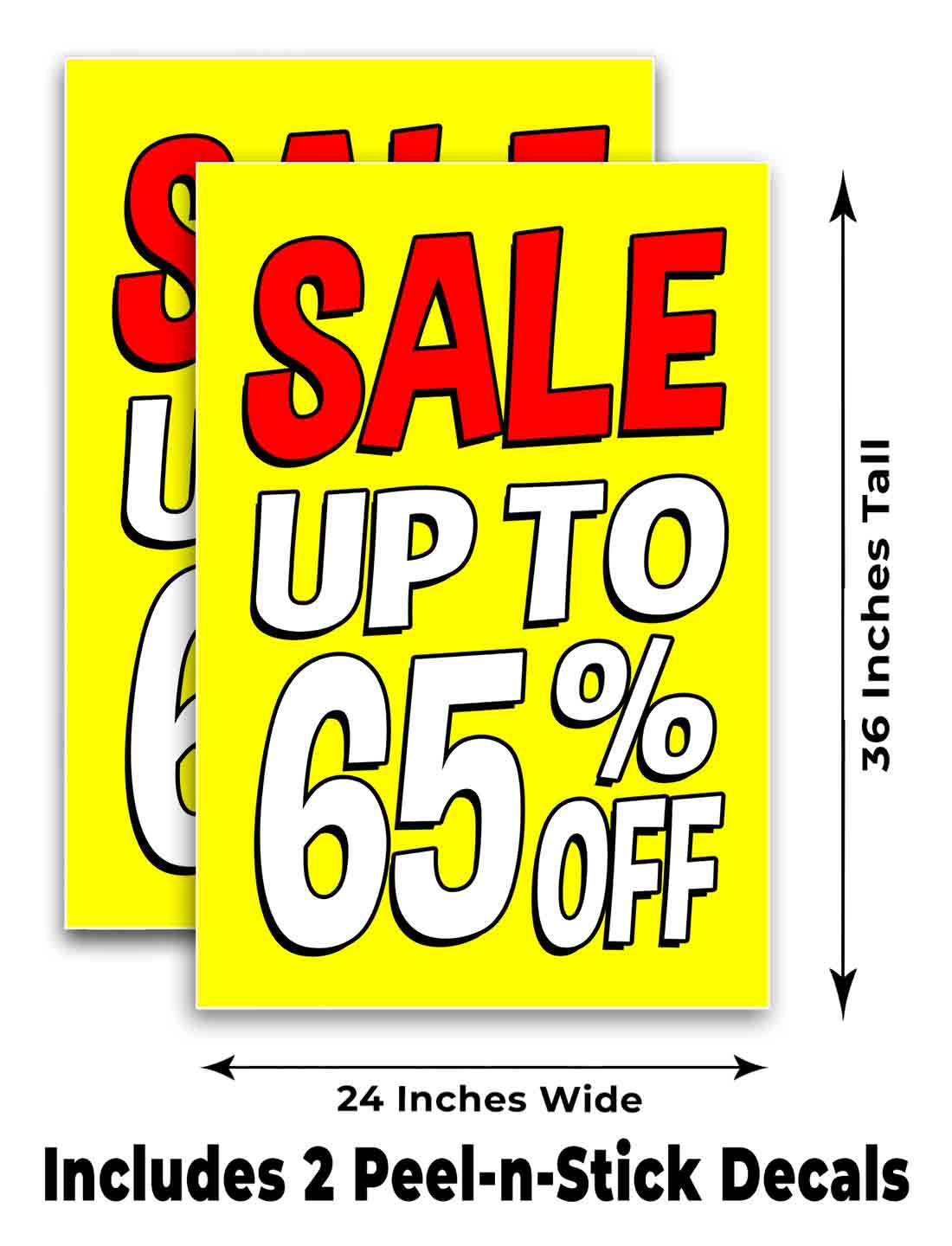 SALE UP TO 65% OFF Signicade 24x36 Aframe Sidewalk Sign Banner Decal DISCOUNT - Picture 6 of 9