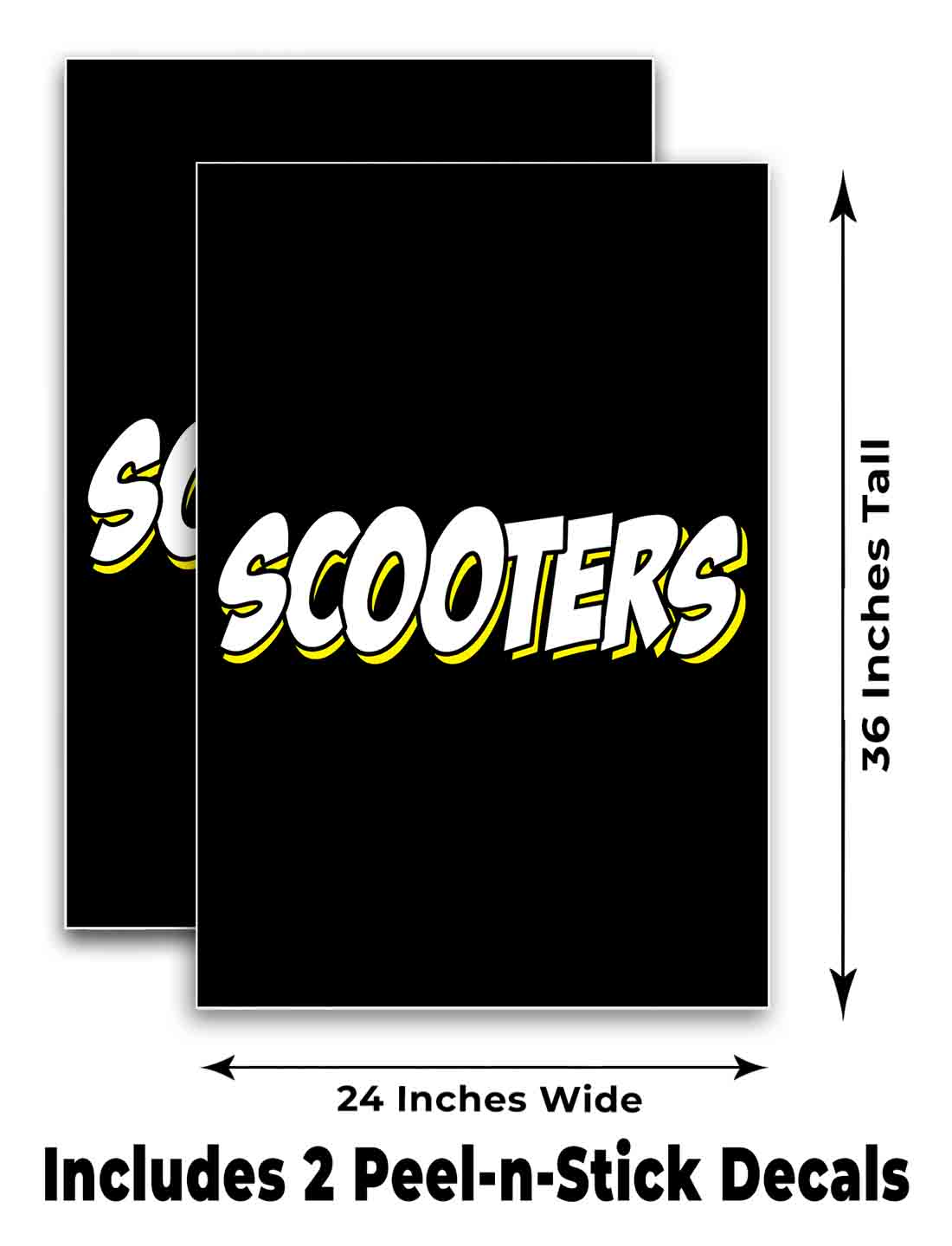 ROLLER Signicade 24x36 Rahmen Bürgersteig Schild Banner Aufkleber MIET ELEKTRISCH - Bild 6 von 9