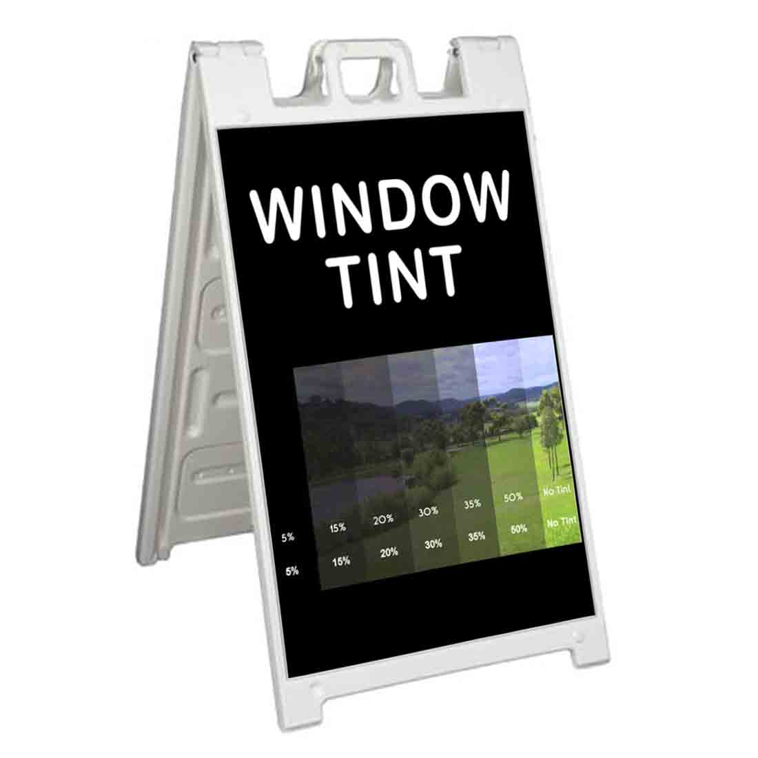 WINDOW TINT Signicade 24×36 Aframe Sidewalk Sign Banner Decal AUTO HOME