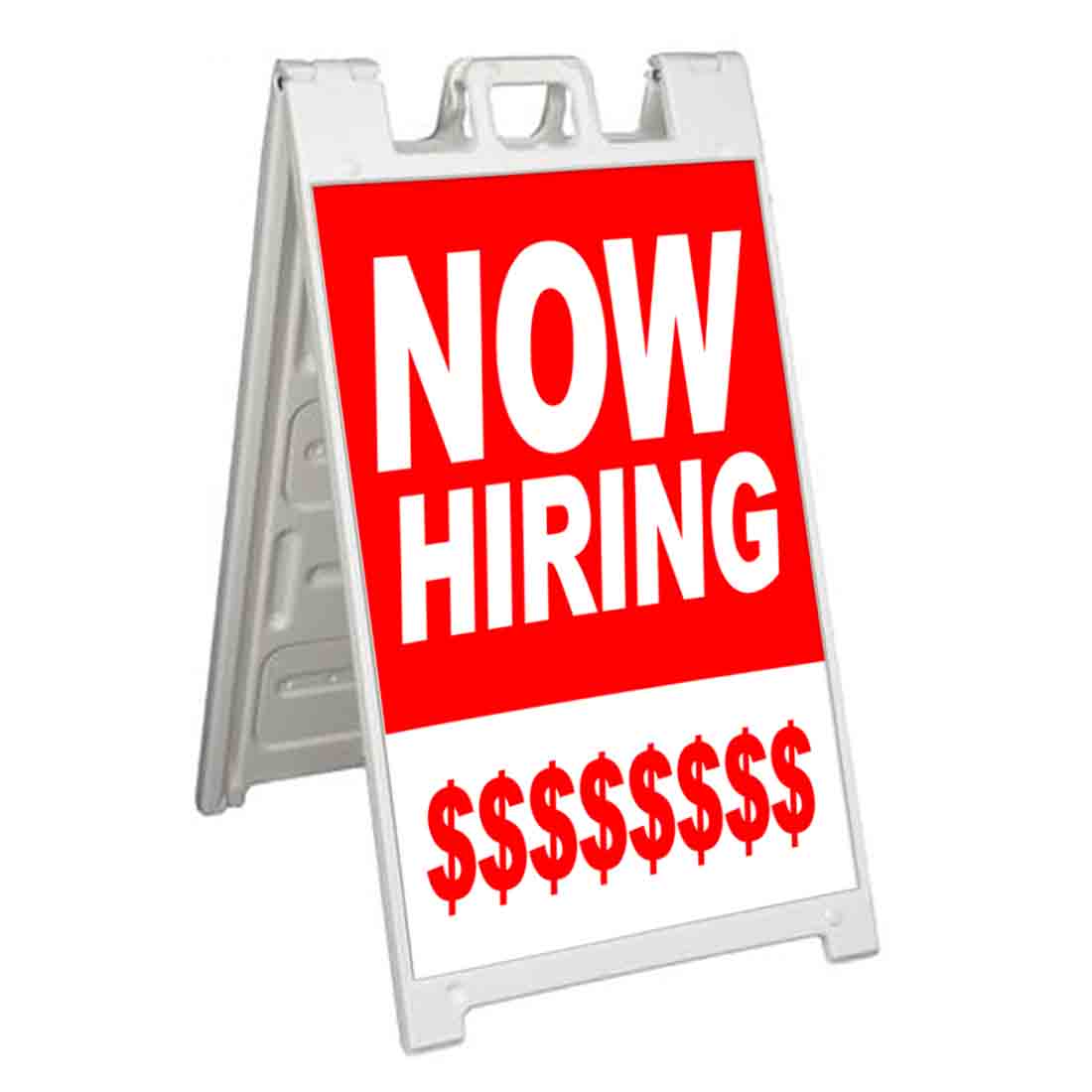 NOW HIRING $$$$$ Signicade 24×36 Aframe Sidewalk Sign Banner Decal EMPLOYMENT